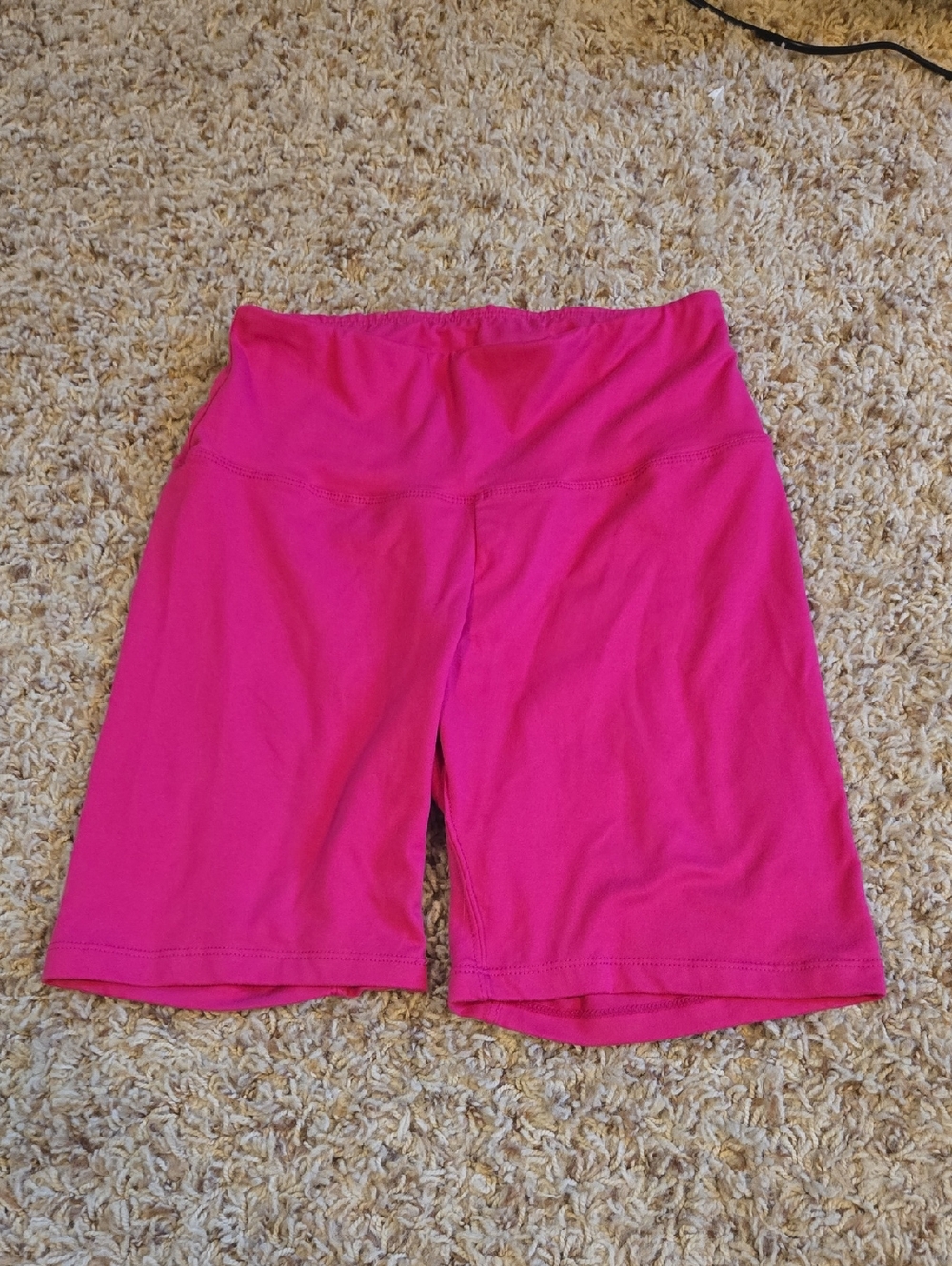 Women's High-Waist Active Shorts in Hot Pink